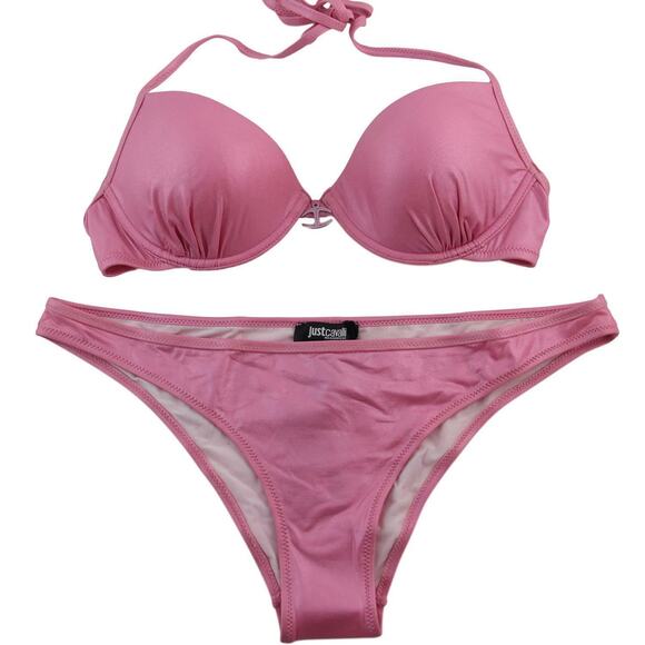 Just Cavalli Women Push-Up Bikini Two-Piece Underwire Top Low Rise Swimwear US S - Picture 6 of 6